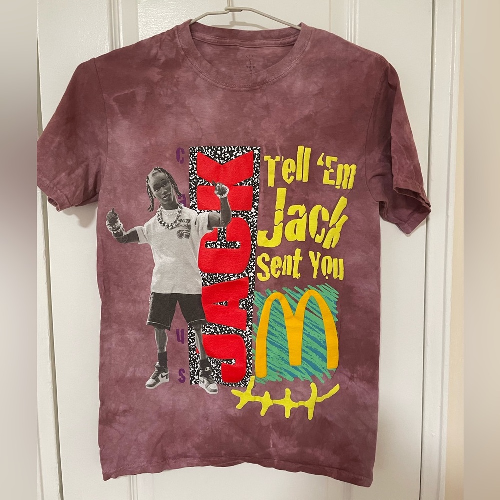 Limited Release Travis Scott Cactus Jack x McDonalds Tee Sz.S